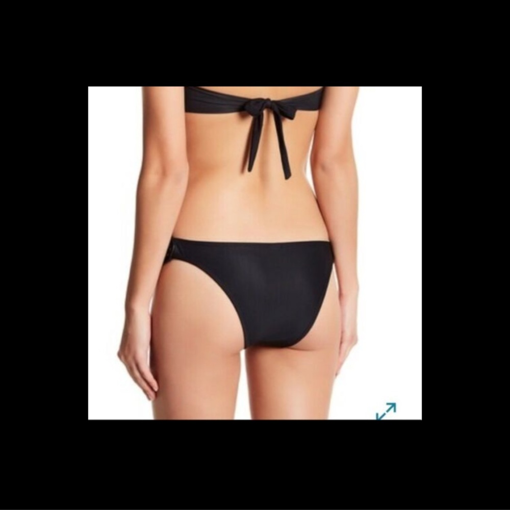 NEW Despi Panel Destail Cutout bikini bottom in‎ Black [SZ Small ] - Picture 2 of 12
